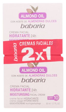 Crema Facial Hidratante Almendras Pack 2 piezas