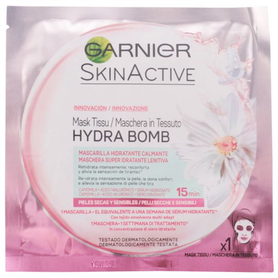 Skinactive Hydrabomb Mascarilla Facial Hidratante Calmante