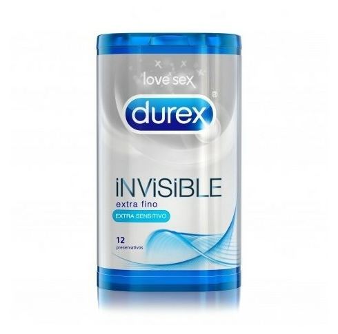 Preservativos Invisible Extra Lubricado 12 Unidades
