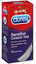 Preservativo Durex Sensitivo Contacto Total 6 uds.