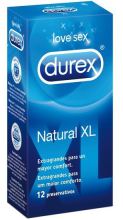 Preservativo Durex Natural XL 12 uds
