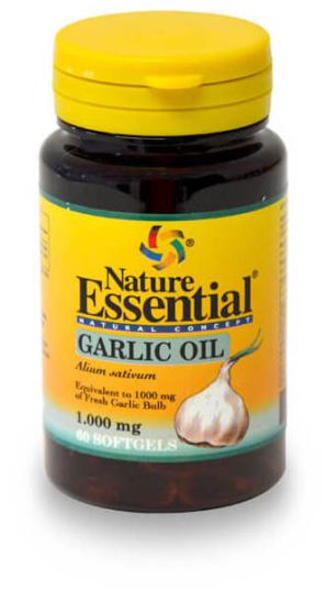 Garlic oil (ajo) 1000 miligramos de 60 perlas